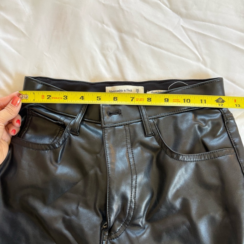 A&F Leather Pants - Picture 3 of 5